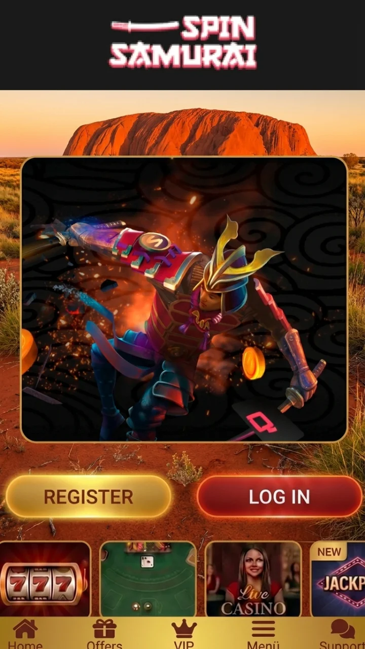 Spin Samurai mobile app